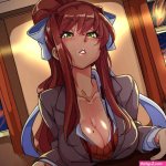 Monika Twitter Strip Tease Series porn comic