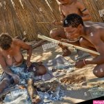 San bushmen botswana hi-res stock photography and images