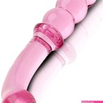 Glass dildo anal balls 17cm diameter 3cm pink anal plug for women plug for man butt plug anal dildos beads butt plug anal toy sex toy men anal balls for woman