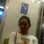 Milf en el metro
