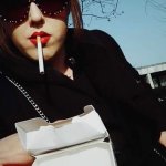 NON-SMOKING FRIEND TO HAVE A CIGARETTE POV