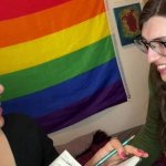 A sexy trans girl fucks a naughty girl after a house party