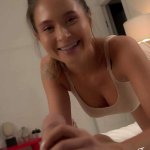 Look Under My Panties: Slutty Neighbor Finally Let Me Feel Her Pussy. POV