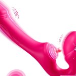 Strapless Tapping Dildo with 3 Motors