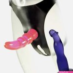 : Strap-On Harness Set with Double-Tip Dildo Dong