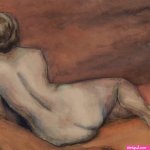 Reclining Nude woman 1824 5033 cm by Eugene Delacroix: History Analysis Facts