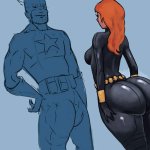 Black Widow And Her Informant comic porn