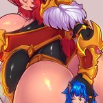 A gift for ZappyBirb featuring our big mom energy dragon. Was also trying a different style Anal Vore