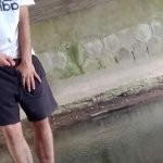 Playing with My Pet Under the Bridge ft. Jerkofflover by Jerkoff Lover: Sneakers Outdoor Masturbation Gay Porn