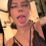 My stepsister is an unfaithful whore she choked on my cock and made an anime face ahegao