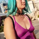 MILF in Sheer Mini Dress in Public