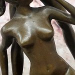 Bronze Nude Women Man Erotic Abstract Art Sexual Naked Figure Sculpture Figure