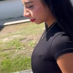 Petite 19 yr old Teen with Huge Natural Tits Goes on Sex Shop Adventure with Big Dick White Man