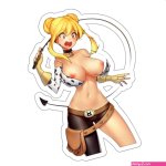 Nude Tits Lucy Heartfilia Fairy Tail Waterproof Sticker