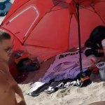 Amateurs fucking in the Public Beach 1