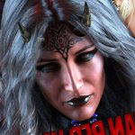 New Futanari Threesome from Iron4601: Lesbian Red Vampire!