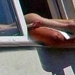 Naked woman sunbathing causes car crash when motorist distracted by bare bottom