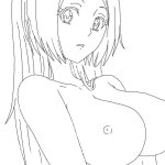 Orihime Inoue Nude Line Art by SamTheManAbbott on DeviantArt