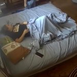 Home IP Camera Catches Guy Getting Help from Aunt to Masturbate