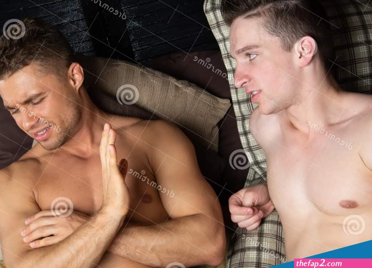 Sexy big pressing two man