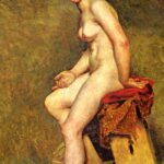 Seated Nude Mademoiselle Rose 1820