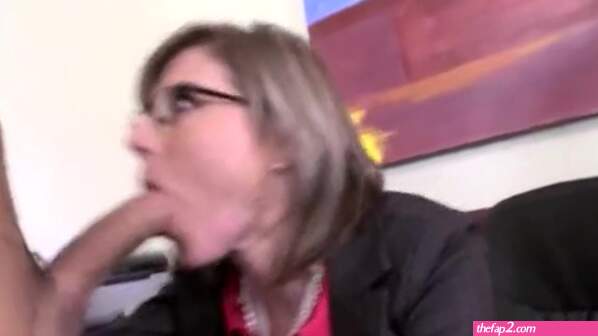 Big booty office anal